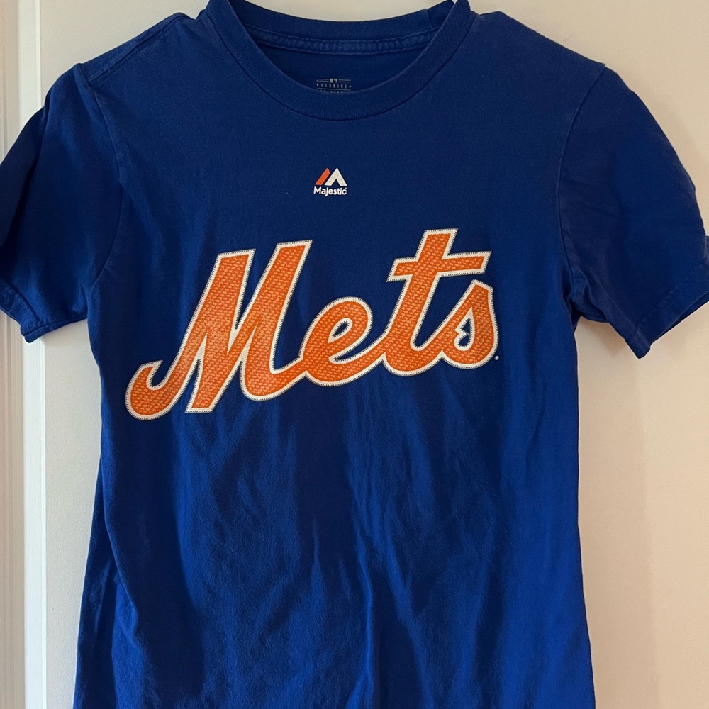 NY Mets Genuine Merchandise Kids Blue Mets Tee - deGrom